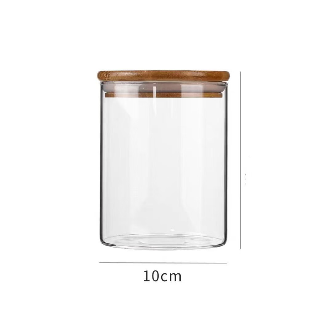 Caja de especias, botella de condimento, botella dividida, tanque de sellado de vidrio de alto silicio, tanque de almacenamiento, botella de condimento, botella de cocina doméstica