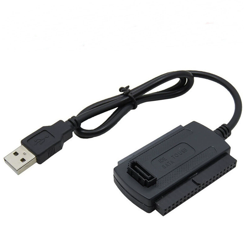 USB в IDE/SATA 2.5-дюйм/3.5-дюйм трёхфункциональная линейка для жесткого диска/оптического привода, коробка для привода