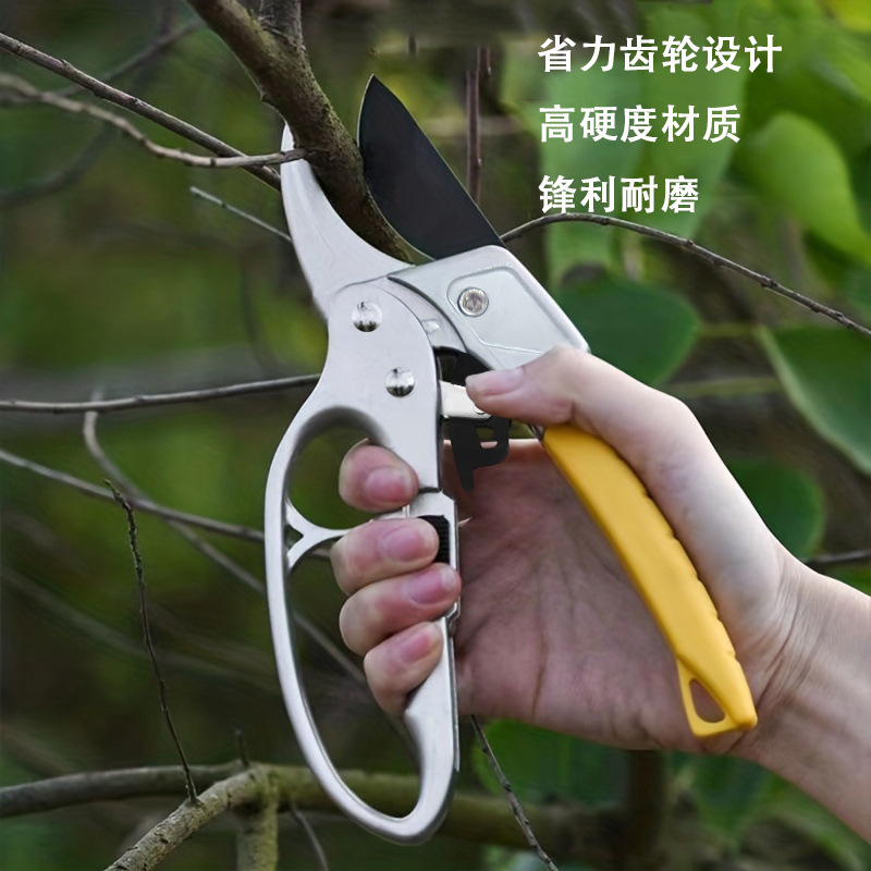 Description Picture 2 of itemSaving Pruning Shear Labor High Carbon Steel Scissors Gardening Plants Sharp Branch Pruners Protection Hand Durable Garden Tools