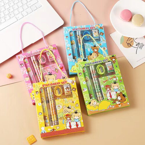Stationery set for primary school students, New Year's gift, children's supplies gift box, kindergarten birthday gift, reward prizes