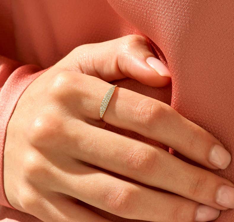 All Seasons Season 925 Sterling Silver Geometric 18K Gold Plated Rings