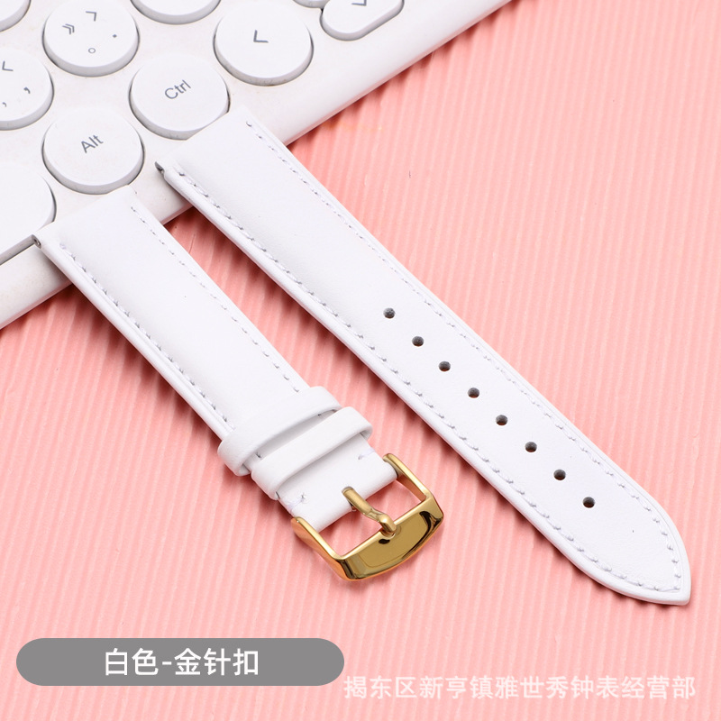 플레인 화이트 골드 핀 버클