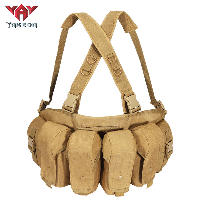 Yakeda Outdoor Cycling Vest Lightweight Training Equipment Vest Ak Bellyband Tactical Vest