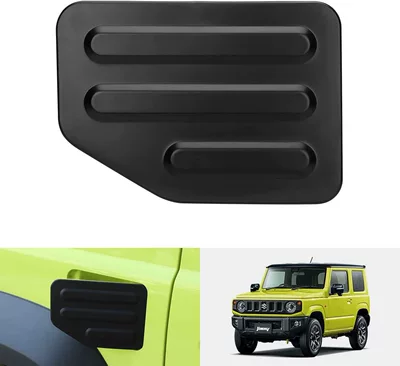 Suitable for 2018+ Suzuki Jimny Matte Black Carbon Fiber Three-Horizontal Fuel Tank Cap (Tank cap) - black