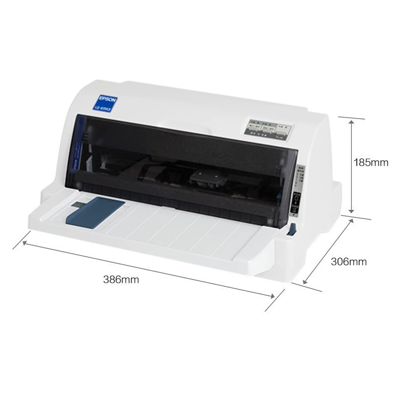 Epson LQ-615KII — 82-колоночный игольчатый принтер, высокоскоростной и эффективный принтер для печати банкнот с функцией подачи налоговой декларации