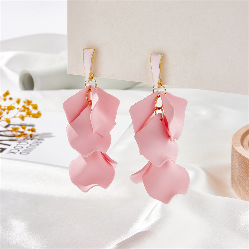 14g Weight 304 Stainless Steel Ear Needle Material Drop Earrings Classification 1 Pair Quantity Casual Occasion Acrylic Material Geometric Pattern Women's Gender Stoving Varnish Design Lady Style 1 Pair Lady Geometric Stoving Varnish Arylic Drop Earrings 19
