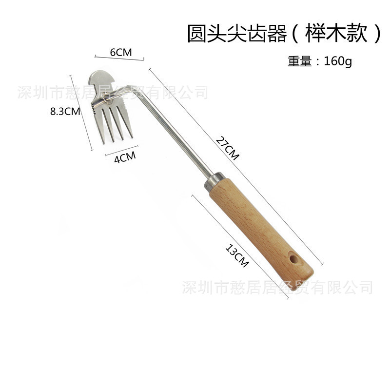 나무 손잡이 모델의 총 길이는 27CM*소형 30*8.5*4cm*다중 치아*0-100*0-100*0-500입니다.