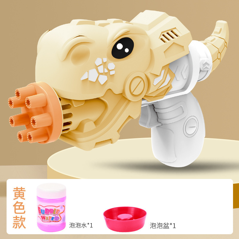 Nuevos niños automáticos de mano eléctrica astronauta pistola de burbujas para niños niñas máquina de burbujas espaciales a prueba de fugas al por mayor
