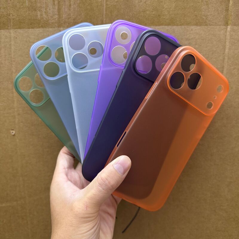 Suitable for Apple 17 Ultra-Thin Phone Case, Pp Matte 16, Apple 14 Pro Transparent, 13 Full-Cover Hard Case, 15 Protective Case