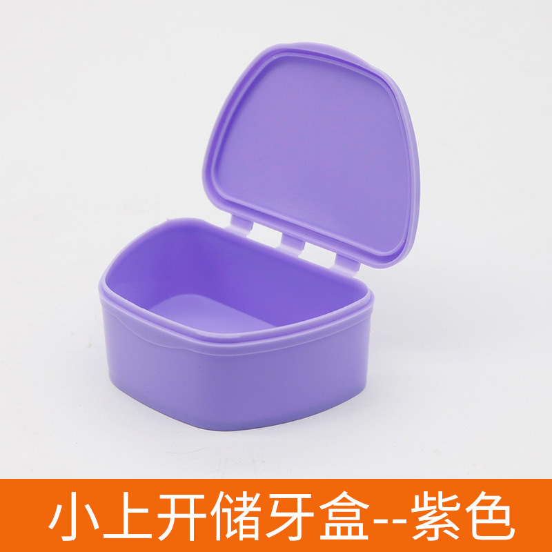 Caja de la dentadura dental caja de almacenamiento de dientes caja de soporte de transporte caja de almacenamiento de dientes abiertos caja de dientes molares caja corrector caja