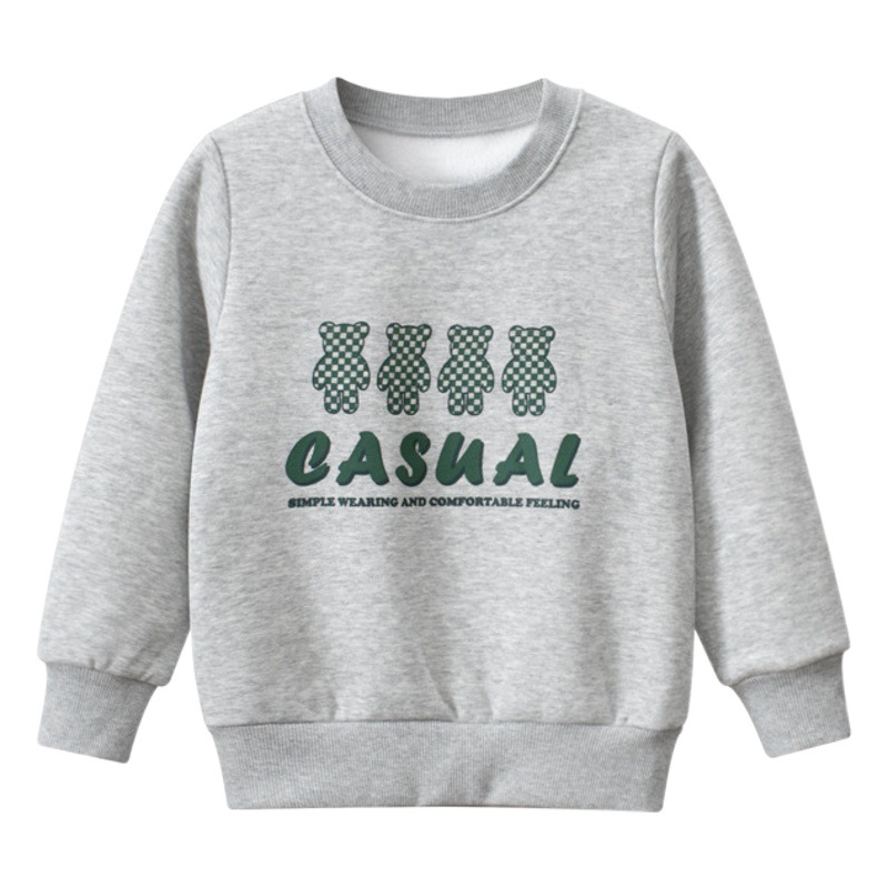 27 niños ropa para niños primavera nuevo estilo coreano suéter para niños Fleece ropa de bebé jersey de una pieza de entrega