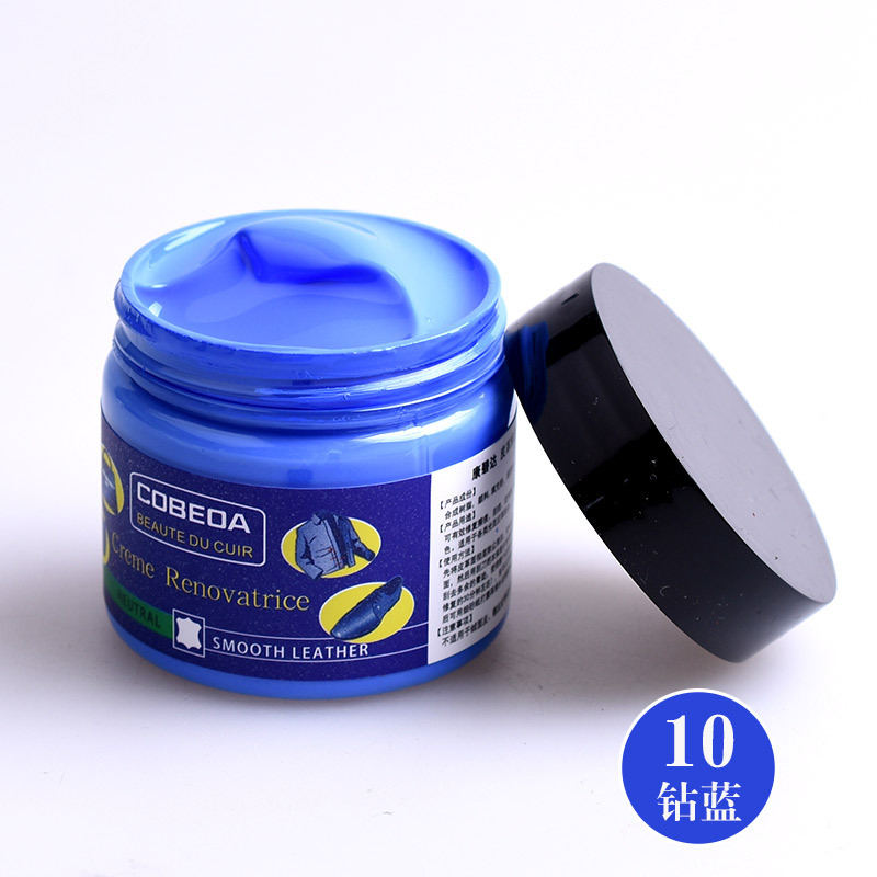 Venta directa de fábrica kangbida agente de coloración de cuero sofá bolsa de cuero para colorear zapatos de cuero de reparación de desgaste color suplemento crema