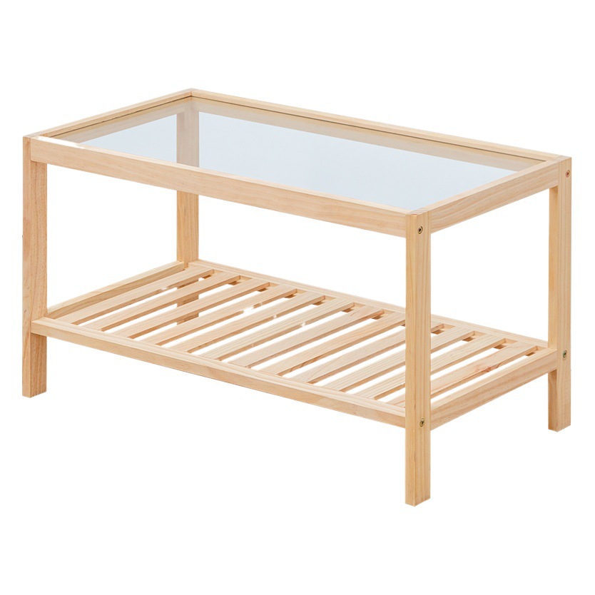 Mesa de café sala de estar Luz de lujo simple mesa de balcón moderno pequeño apartamento dormitorio registro estilo hogar madera maciza almacenamiento mesa cuadrada