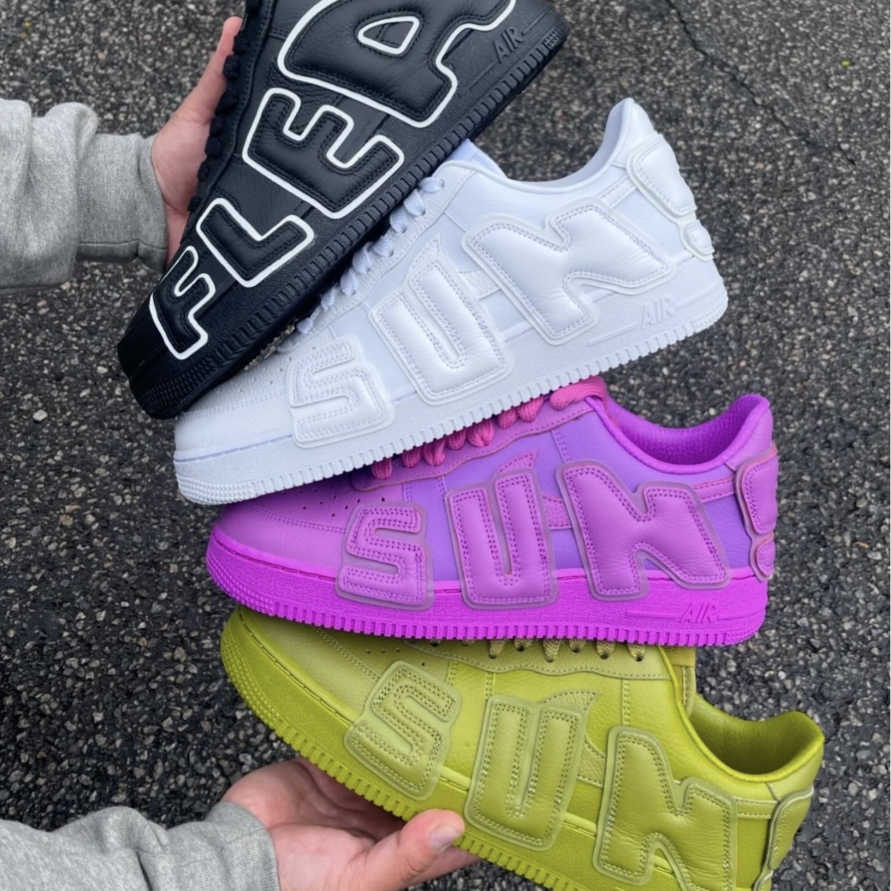 Cross-Border Cpfxaf1 Skateboard Shoes Supreme Low-Top Casual Shoes for Men and Women, Simple White Shoes Trend
