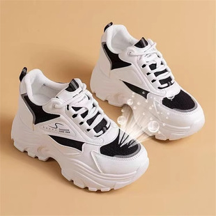 Breathable Mesh Top Torre Shoes Women's 2025 New Spring and Summer Casual sneaker Mesh Breathable White Shoes All-match