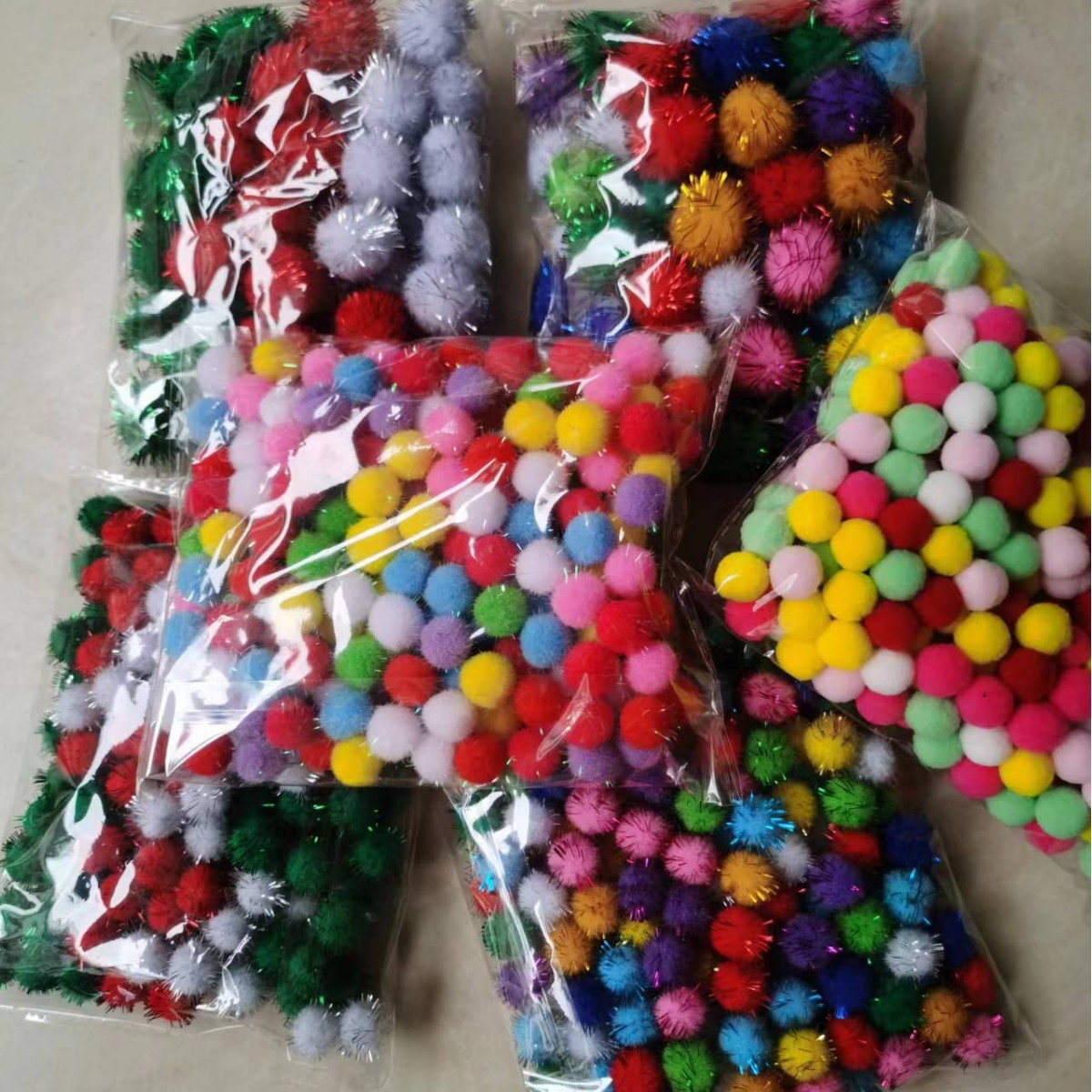 金丝毛球丙纶毛球高弹丝DIY手工毛绒球 毛毛球毛线球开司米毛球