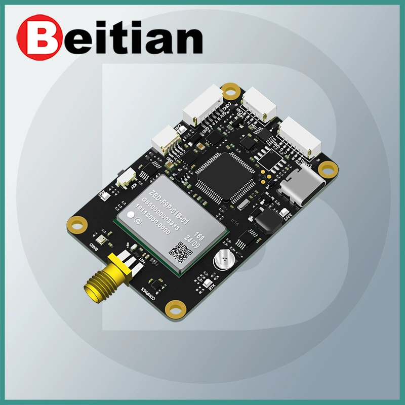 Beitian ZED-F9P геомагнитный компас BMM150 BMP388 датчик давления GNSS RTK модуль BG-518