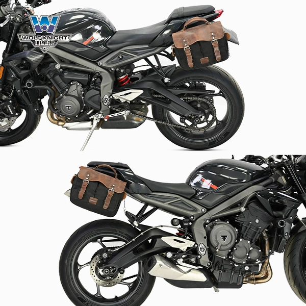 Street Triple 765-(left + right) (small style) canvas bag