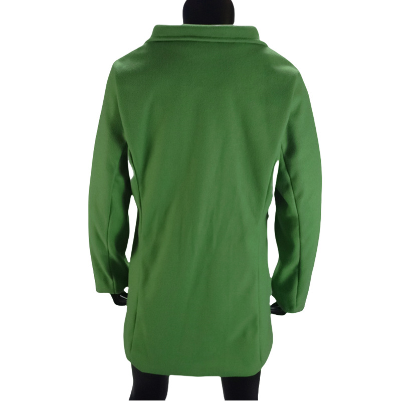 Women's Woolen Coat Single Breasted Cardigan Long Outerwear_voghion.com