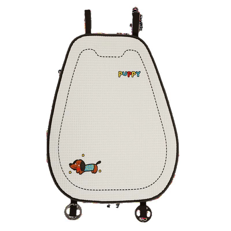 夏のカーシートクッションアイスシルククールクッション通気性オールシーズン漫画かわいい子犬車のインテリアカーシートカバー|undefined