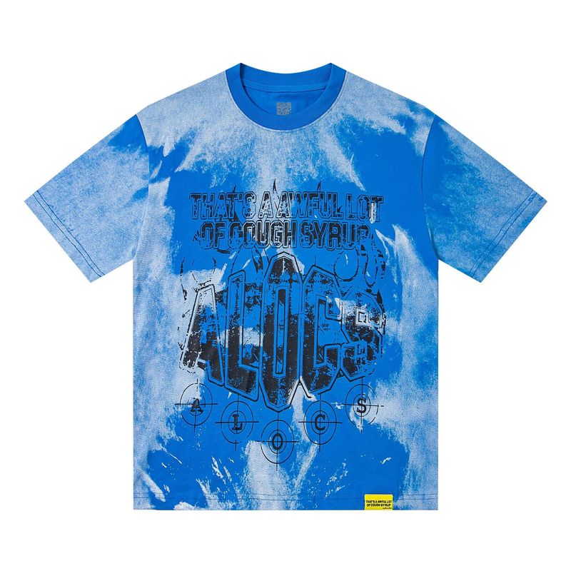 あれ。 SA AWFUL LOT OF COUGH SYRUP メンズ ヒップホップ ラップコラボ 半袖Tシャツ|undefined