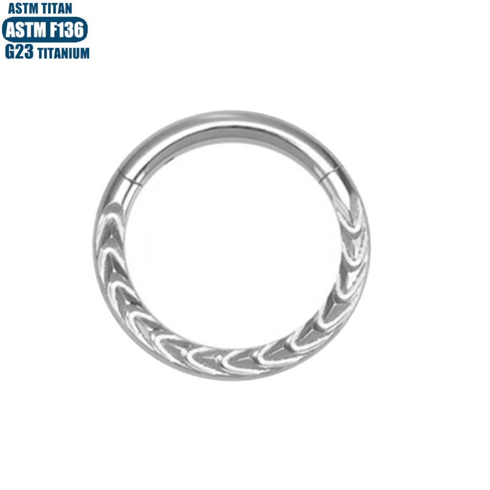 Pointed titanium steel lip stud product view