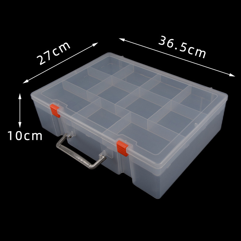 批发收纳箱档案纳盒整理盒家用样盒零件盒翻盖工具盒子透明塑料盒|undefined