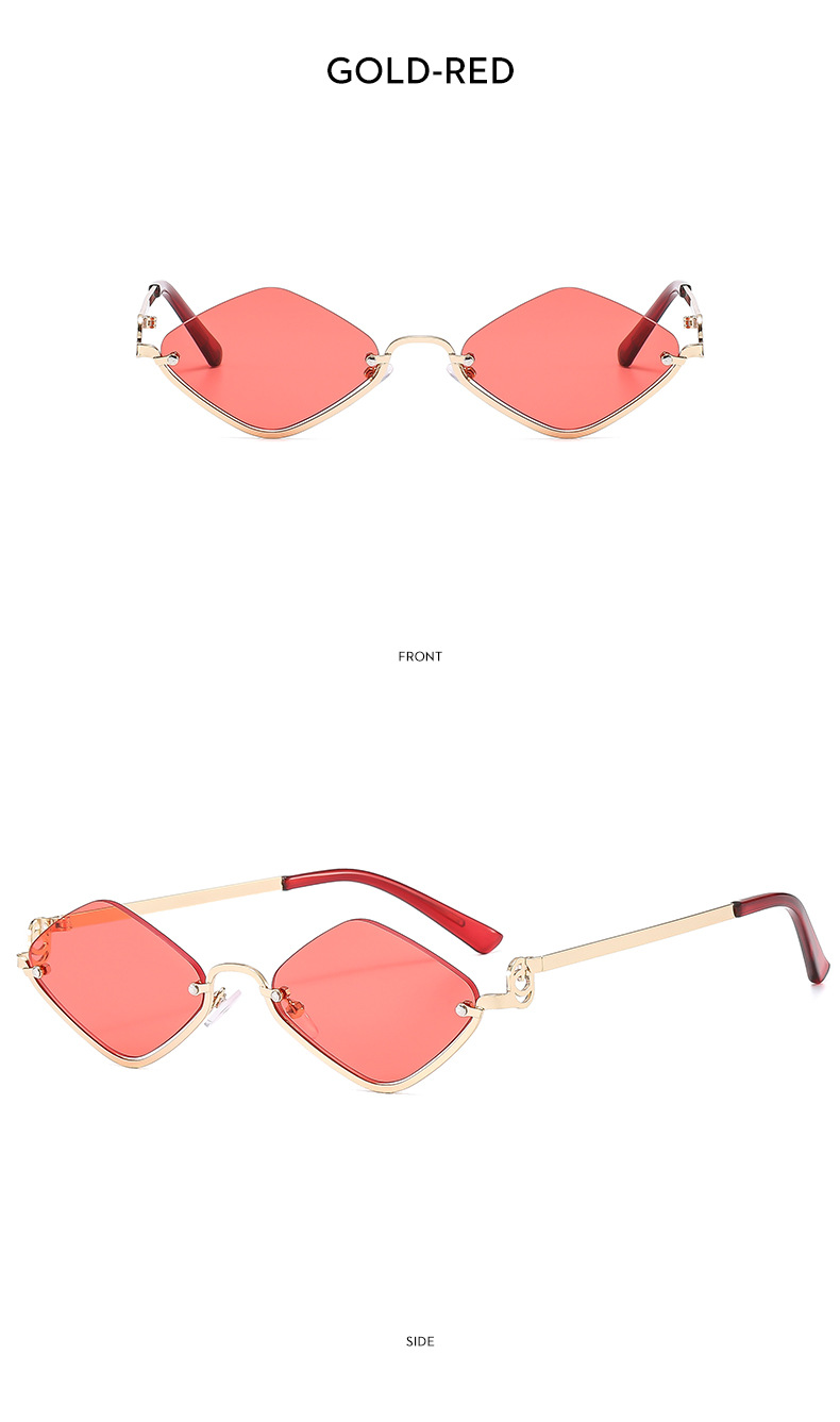 Casual Solid Color Ac UV400 Protection Polygon Full Frame Women's Sunglasses display picture 14