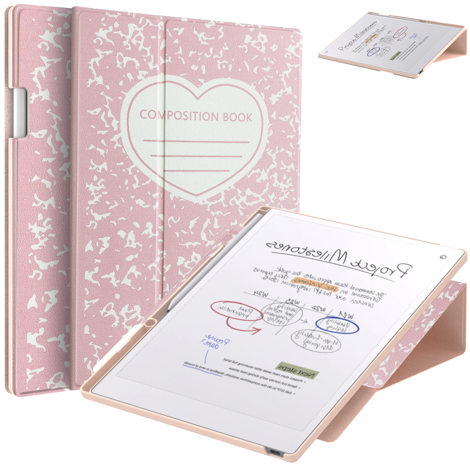 Aplicable al reutilizable Paper Pro Case 11.8 "Plate e-reader Case Rotating Case