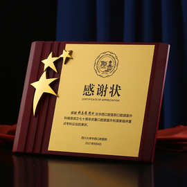 木质奖牌授权牌聘请聘书水晶荣誉牌匾证书代理加盟经销商奖牌纪念