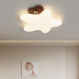 Кремовый потолочный светильник для детской комнаты подходит для мужчин и женщин, комнатный светильник, защита глаз, комфортный световой спектр