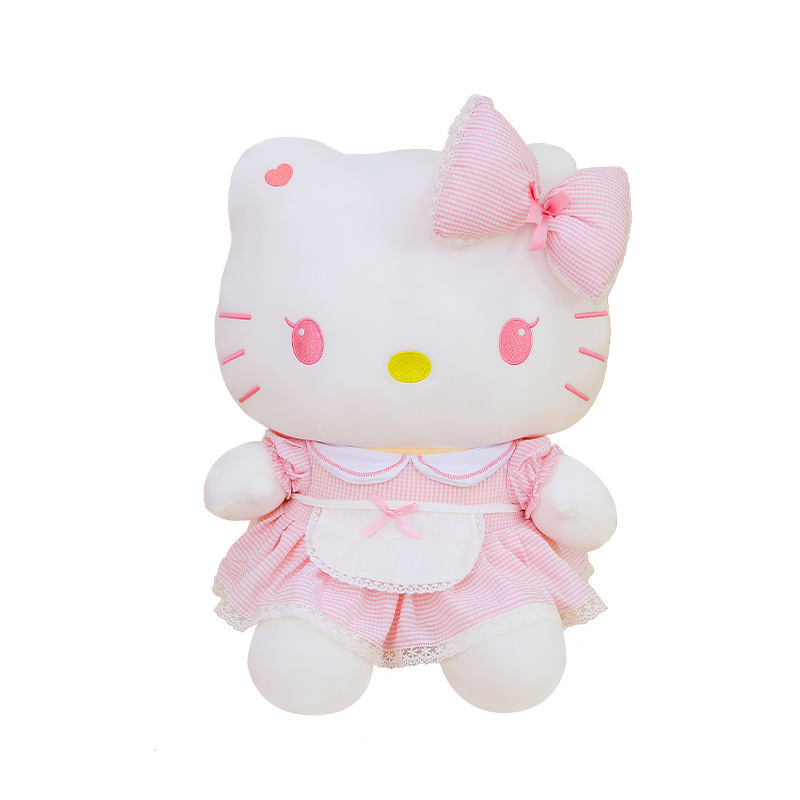 正版hello kitty公仔哈喽kitty猫kt猫凯蒂猫娃娃毛绒玩具女生玩偶|undefined