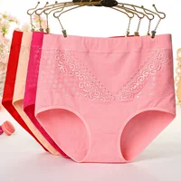 Трусы-формирование с высокой талией для женщин, дышащие, коррекция бедер, плюс размеры L–2XL