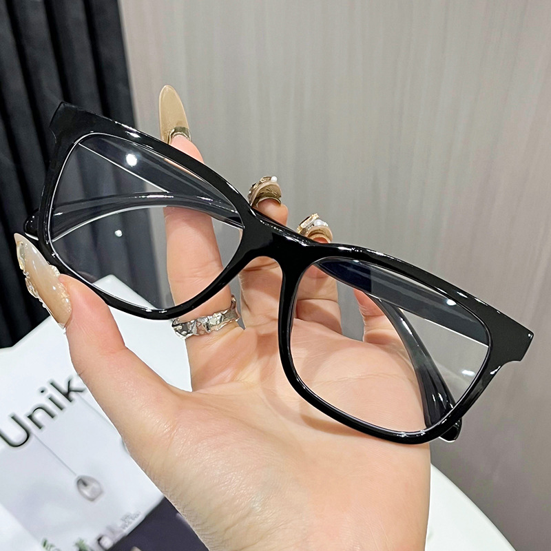 Versatile Minimalist Square Frame Glasses For Men And Women Office_voghion.com