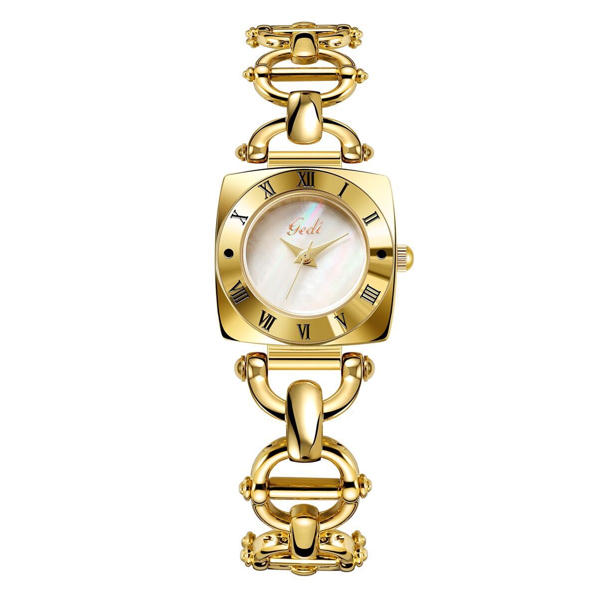 50g Weight Tempered Glass Mirror Material Stainless Steel Strap Material Watch Classification Pointer Display Type Jewelry Buckle Buckle Style Square Dial Shape Holiday, Banquet, Daily Occasion Quartz Movement Solid Color Pattern Women's Gender Elegant, Lady Style Elegant Lady Solid Color Jewelry Buckle Quartz Watch Women's Watches 12