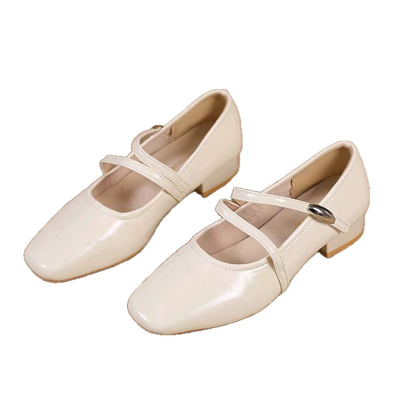 Zapatos franceses de estilo mary-zhen 2026 primavera nueva moda ropa exterior de hadas con falda ligera zapatos de tacón alto