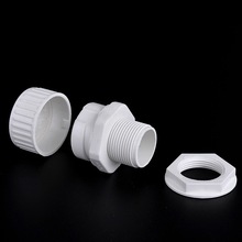联塑PVC波纹管管索转线管接头套管配件20 25 32MM索头底盒接头
