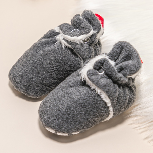 Best-selling winter warm baby shoes for learning to walk, non-slip, no shoe sock set, padded baby shoes for babies, babyshoes