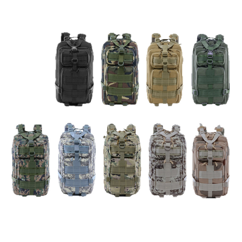 Bolso de camuflaje táctico de lobo de paso 3P equipo de viaje para hombres montañismo al aire libre deporte camping mochila táctica
