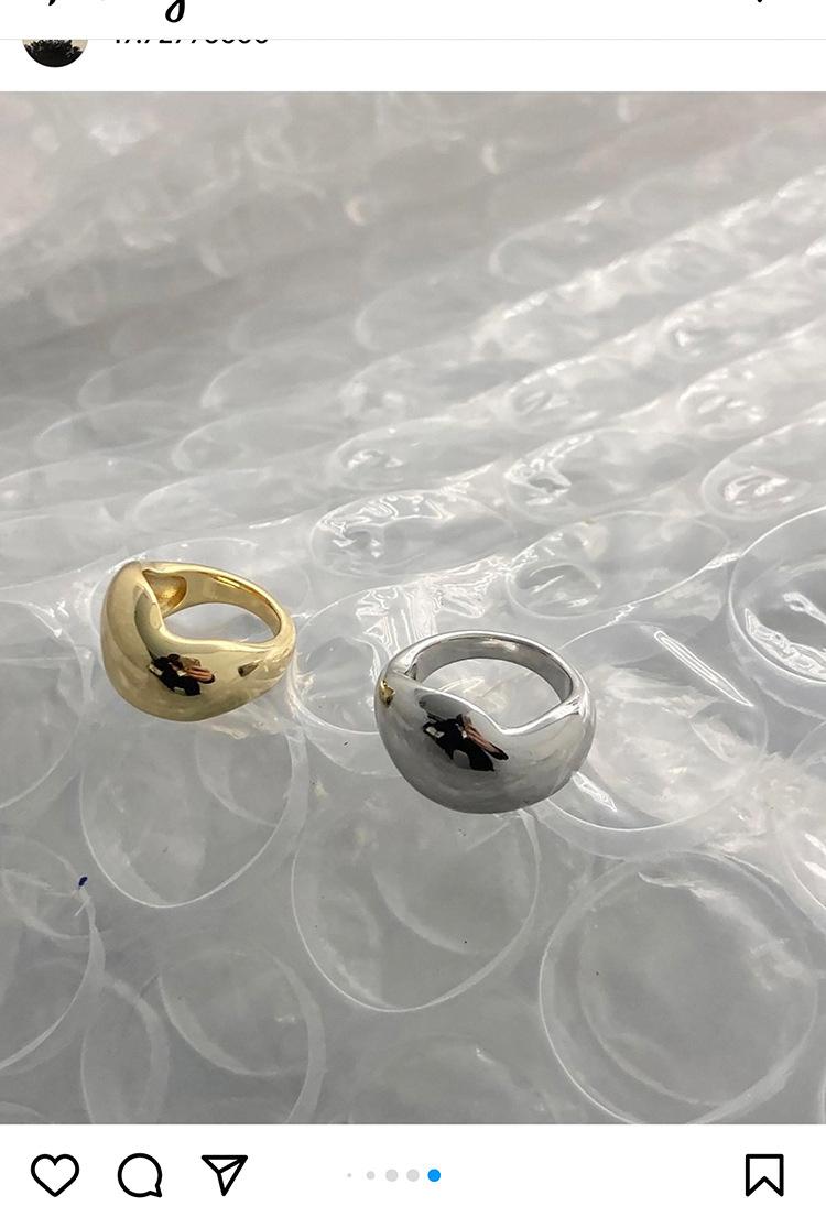 WXLSTUDIO 12/12 00:00 Todo partido anillo grueso no en forma de nicho sentido del diseño