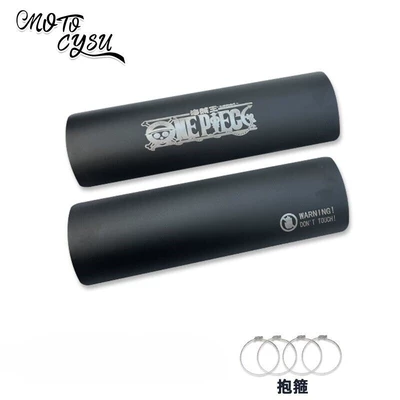 Motorcycle exhaust pipe – automatic transmission exhaust blackening - cu250one-pieceunstained-steel
