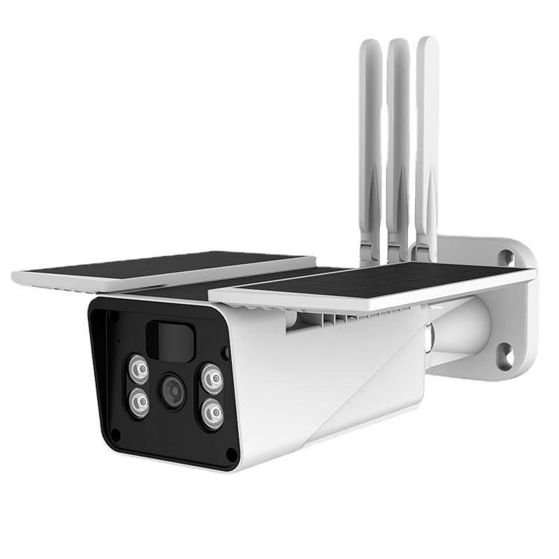 室外无线太阳能摄像头4GWiFi监控摄像机高清夜视双向对讲远程户外