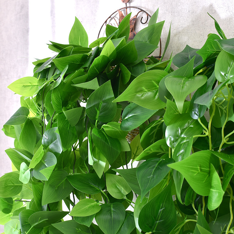 Cross-Border Exclusive Artificial Radish Hanging Fake Flower Vine Wall Indoor Green Plant Leaf Decoration_maomaolike.com