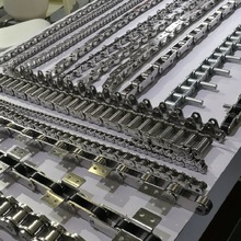 非标链条链轮定 制滚子链条板式链条加长轴链条弯板链条不锈钢链