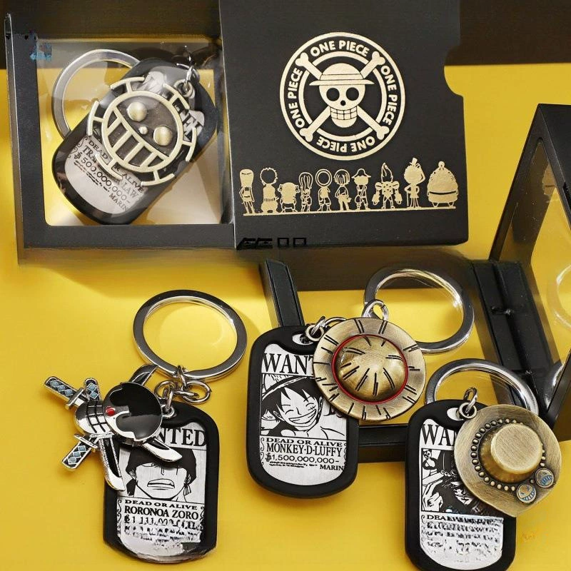 Цельный брелок для ключей с шляпой Луффи Эйса для мужчин и женщин, автомобильный брелок, милый интернет-знаменитость, пара, сумка, подвесной, популярный стиль