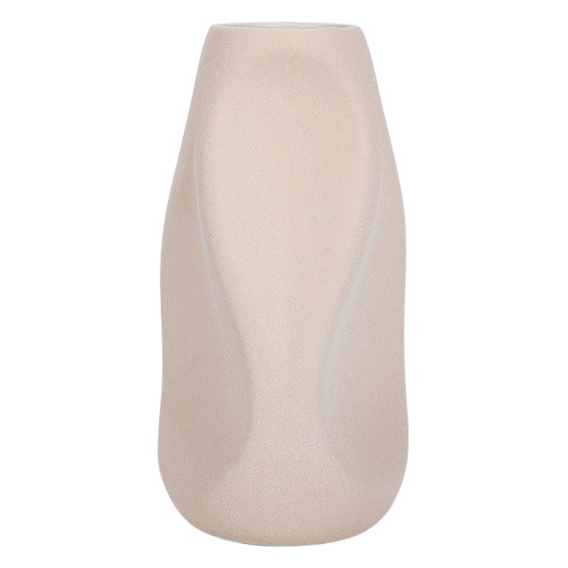 Adornos de escritorio de cerámica estilo INS, jarrón vintage para el hogar, arreglo de flores secas rústicas para mesa de salón, adornos estilo INS.