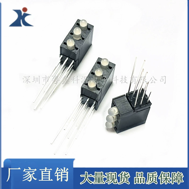 3mmLED двухцветный цельный патио лампы 3MM три фута три отверстия двухцветный патио лампы 3mm трехлуночный двухцветный патио лампы