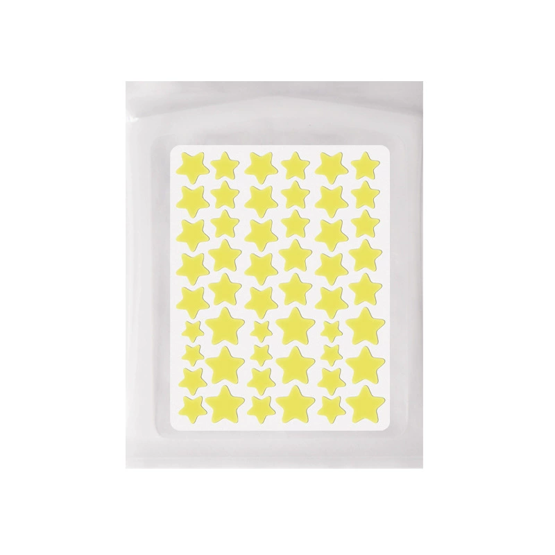 Подложки Acne Patch Genuine — наклейки для акне Hydrocolloid звезды, 40–51 шт, цветной консилер