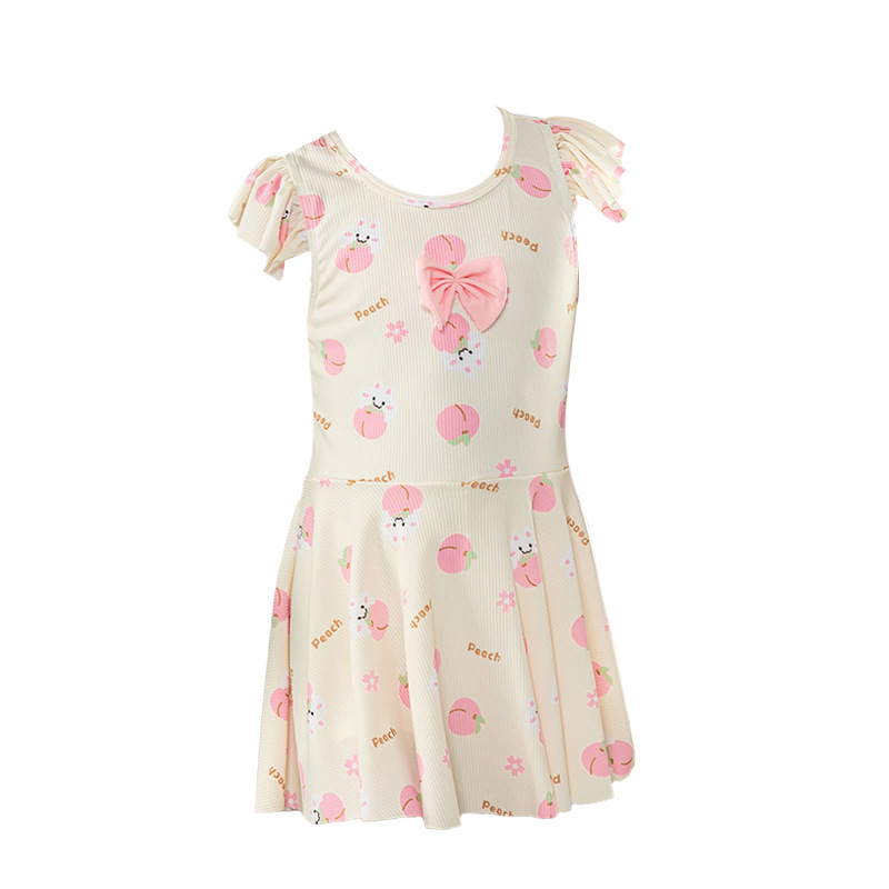 Nuevo traje de baño de verano para niños, niña, niña, niña, niña, bebé, vestido de baño de una pieza, lindo traje de baño