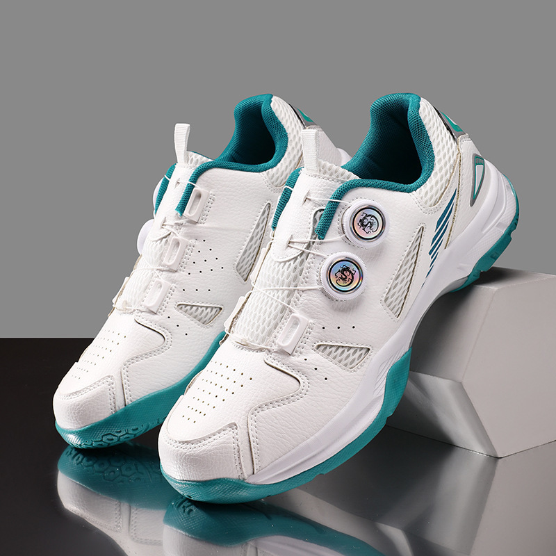 Double Row Rotating Button Badminton Shoes for Students, Teenagers and Adults Running Sneakers, Table Tennis Tennis Training Shoes Double Row Rotating Button Badminton Shoes for Students, Teenagers and Adults Running Sneakers, Table Tennis Tennis Training Shoes